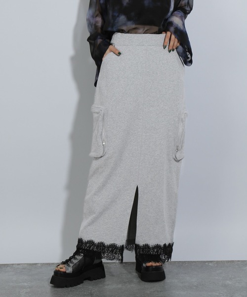 HARE スカート スソレースカコウスウェットスカート(HARE HARE スカート スソレースカコウスウェットスカート(HARE
