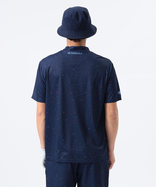 BEAMS GOLF tシャツ 「UVカット/吸水速乾/伸縮性」「MEN」ORANGE