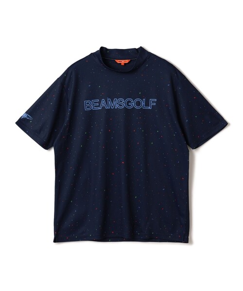 BEAMS GOLF tシャツ 「UVカット/吸水速乾/伸縮性」「MEN」ORANGE