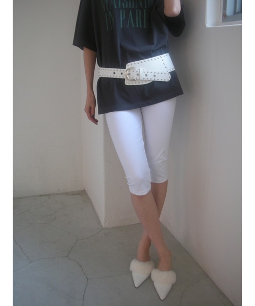Didot.showroom レギンス スパッツ 「DIDOT.」ミディハーフレギンス