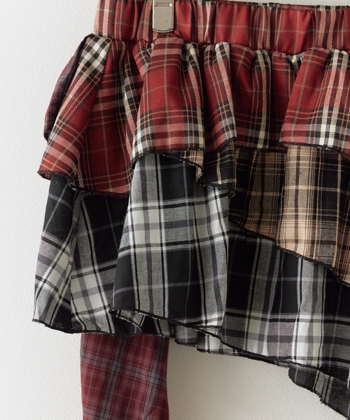 Chick スカート Check Layered Skirt / チェックレイヤードスカート
