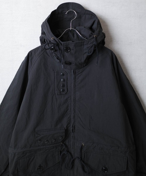 ヒューストン ミリタリー スモックパーカー ジャケット 中綿入り M