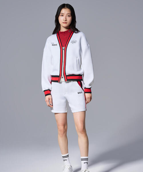 トレーナー スウェット 「MASTER BUNNY EDITION」オックス組織調ダンボールニット フルジップVネックジャケット レディース MASTER BUNNY EDITION トレーナー スウェット 「MASTER EDITION