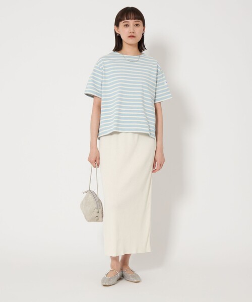 新品未使用❤️ ORCIVAL クルーネックショートスリーブプルオーバー ORCIVAL tシャツ 「ORCIVAL」クルーネック ショートスリーブ