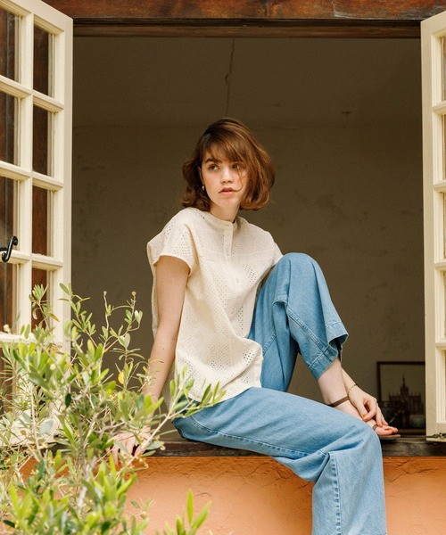アーバンリサーチ BY MALENE BIRGER VINTAGEレースブラウス アーバンリサーチ BY MALENE BIRGER VINTAGEレースブラウス
