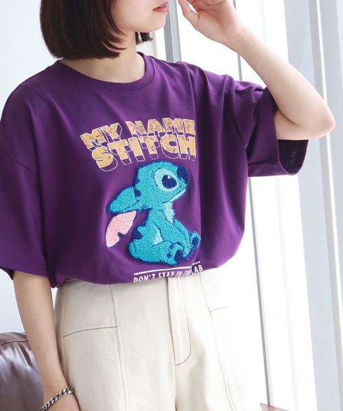 Disney（ディズニー） tシャツ 「Disney/ディズニー」スティッチ