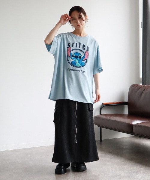 Disney（ディズニー） tシャツ 「Disney/ディズニー」スティッチ