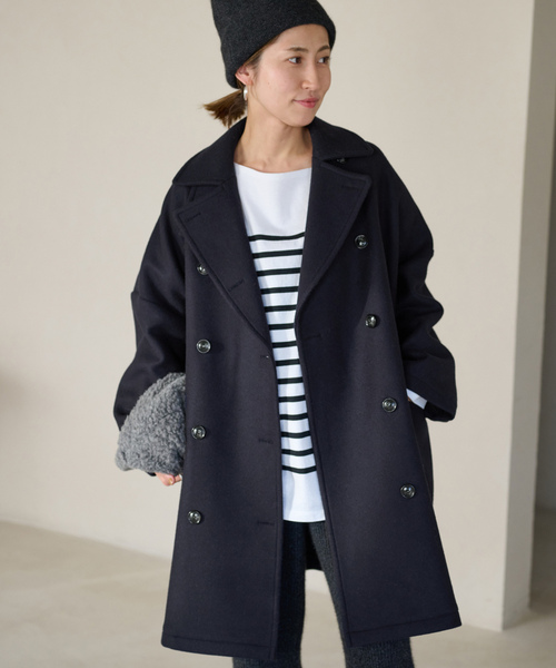 FRAMeWORK（フレームワーク） コート 36 ネイビー レディース