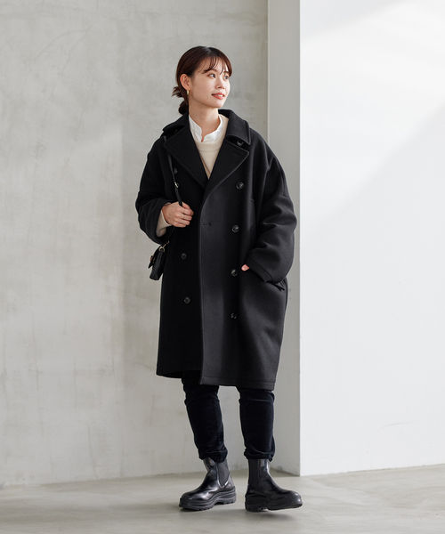 FRAMeWORK（フレームワーク） コート 36 ネイビー レディース