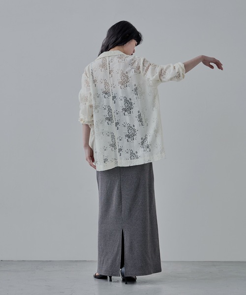 etoll.（エトル） ジャケット テーラードジャケット フラワーレース