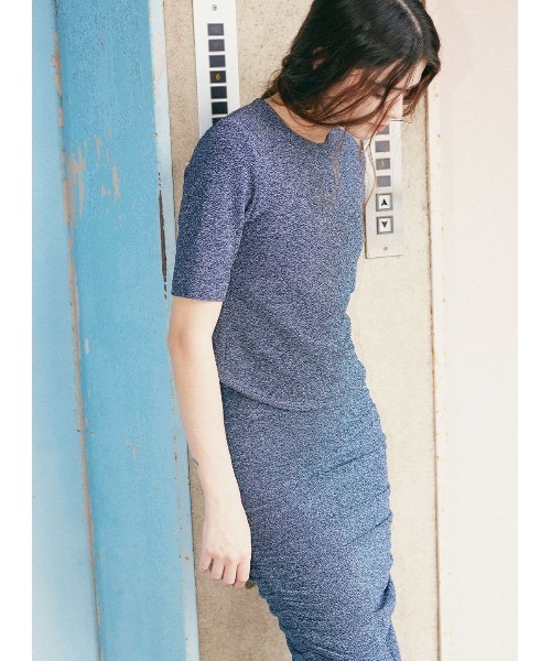 COEL（コエル） tシャツ バックオープングリッターTシャツ レディース