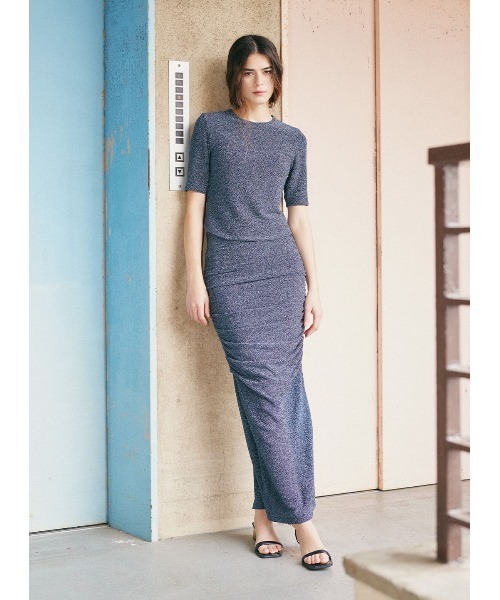 COEL（コエル） tシャツ バックオープングリッターTシャツ レディース