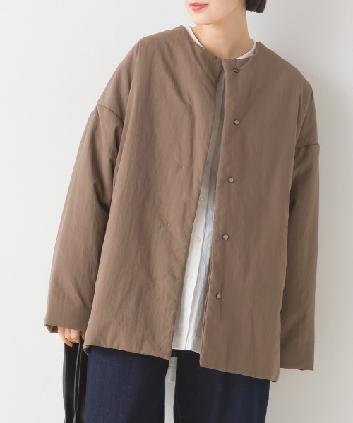 「OMNES」 コート FREE モカ レディース_画像2