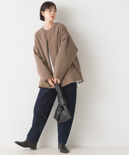 「OMNES」 コート FREE モカ レディース_画像5