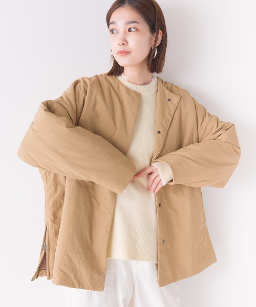 「OMNES」 コート FREE モカ レディース_画像7