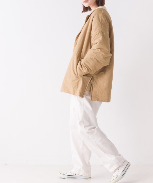 「OMNES」 コート FREE モカ レディース_画像8