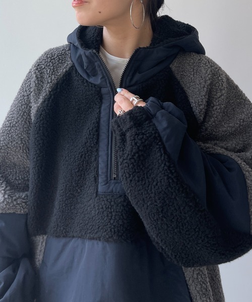 「wee9s」 ブルゾン FREE アイボリー レディース_画像4