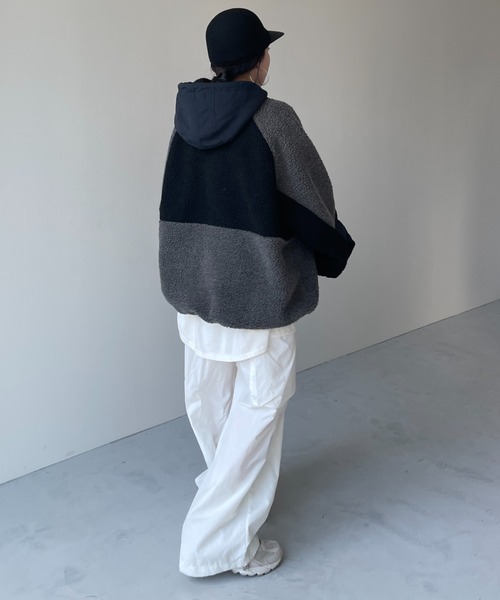 「wee9s」 ブルゾン FREE アイボリー レディース_画像8