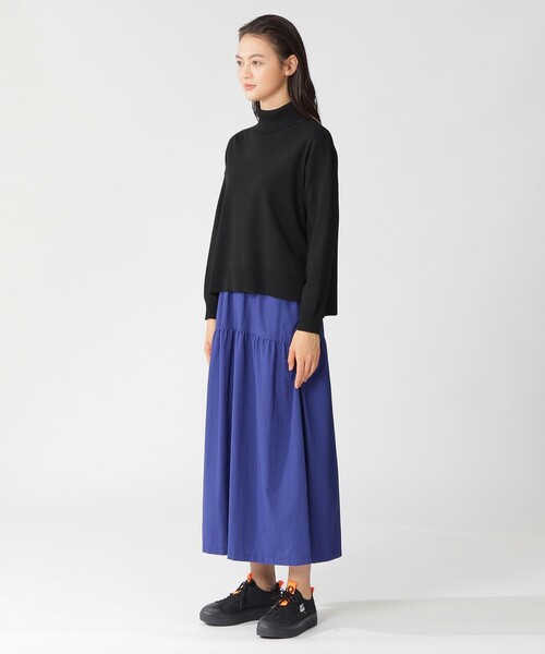 「ECOALF」 タートルネックニット M ライトピンク メンズ_画像3