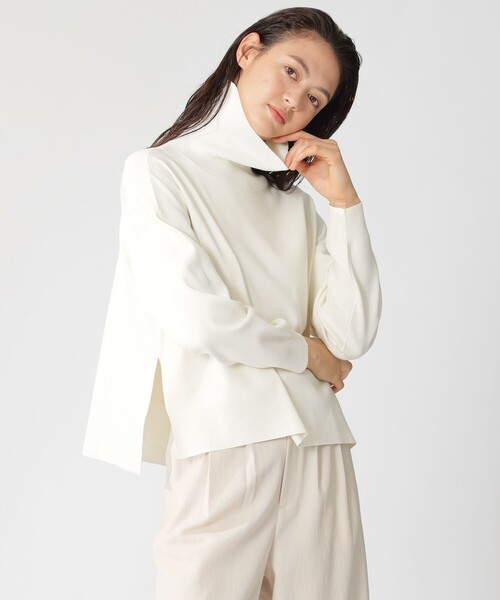 「ECOALF」 タートルネックニット M ライトピンク メンズ_画像6