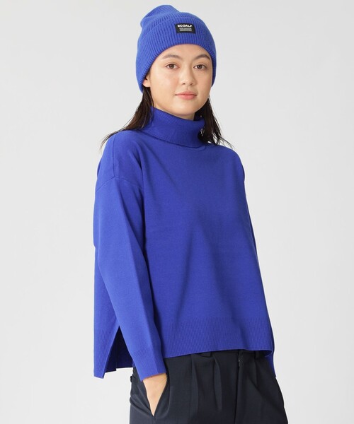 「ECOALF」 タートルネックニット M ライトピンク メンズ_画像9