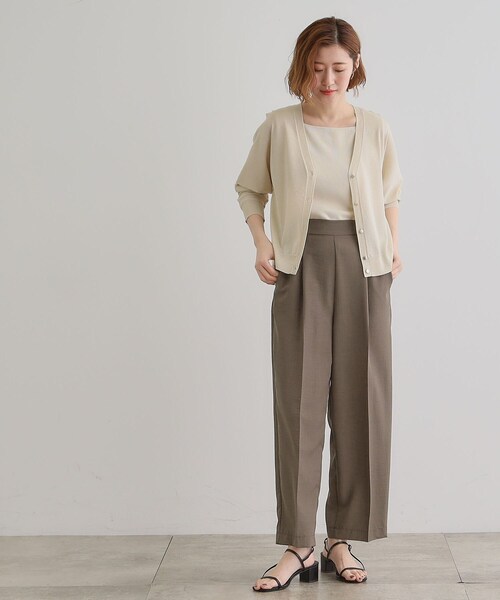 grove（グローブ） ワイドパンツ パンツ 「洗える・シワになりにくい