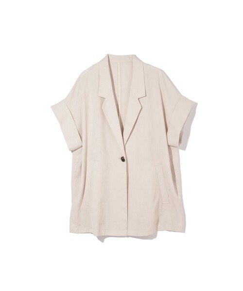 ketty（ケティ） ジャケット テーラードジャケット リネンライクハーフ