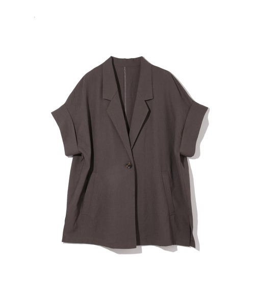 ketty（ケティ） ジャケット テーラードジャケット リネンライクハーフ