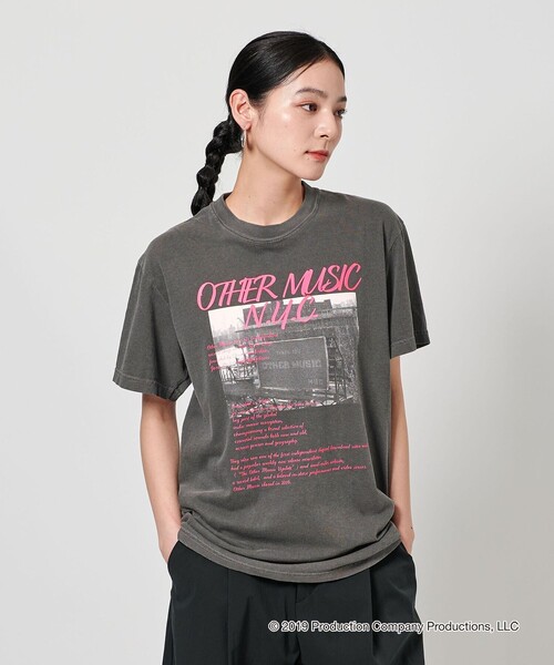 tシャツ 「別注」「OTHER MUSIC」ショートスリーブ Tシャツ レディース