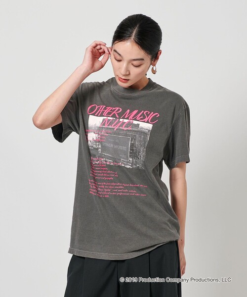 tシャツ 「別注」「OTHER MUSIC」ショートスリーブ Tシャツ レディース tシャツ 「別注」「OTHER MUSIC」ショートスリーブ Tシャツ