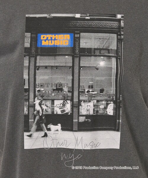 tシャツ 「別注」「OTHER MUSIC」ショートスリーブ Tシャツ レディース tシャツ 「別注」「OTHER MUSIC」ショートスリーブ Tシャツ