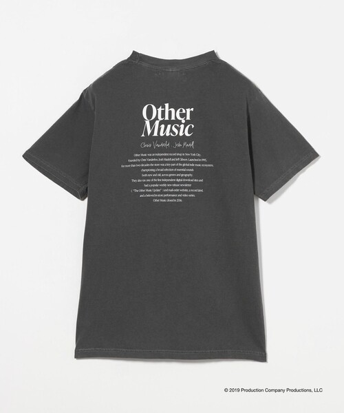 tシャツ 「別注」SCREEN STARS × maturely / ミュージシャン ショートスリーブ レディース tシャツ 「別注」「OTHER MUSIC」ショートスリーブ Tシャツ
