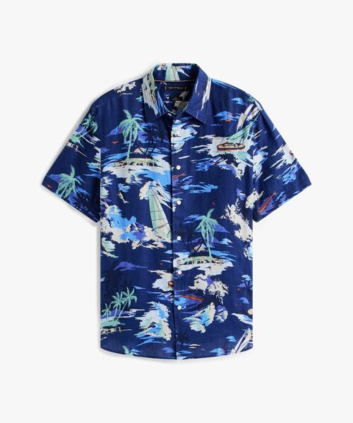 トミー ヒルフィガー   プリントショートスリーブシャツ （マルチ） トミー ヒルフィガー TOMMY HILFIGER プリントショートスリーブ