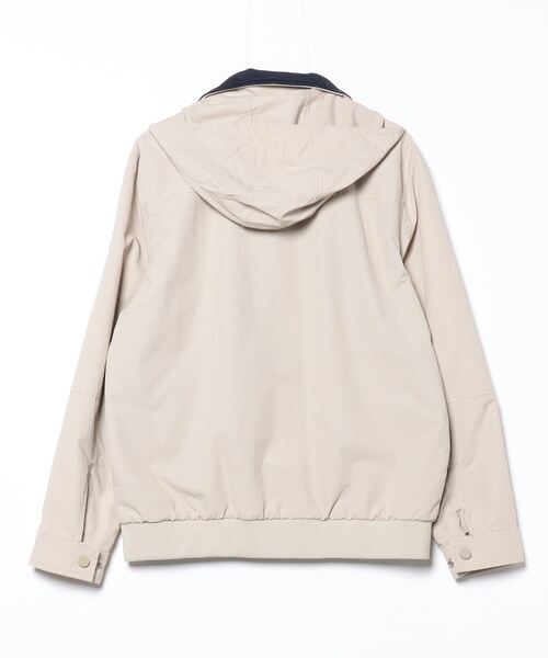「TOMMY HILFIGER」 ワンポイントナイロンブルゾン L ベージュ レディース