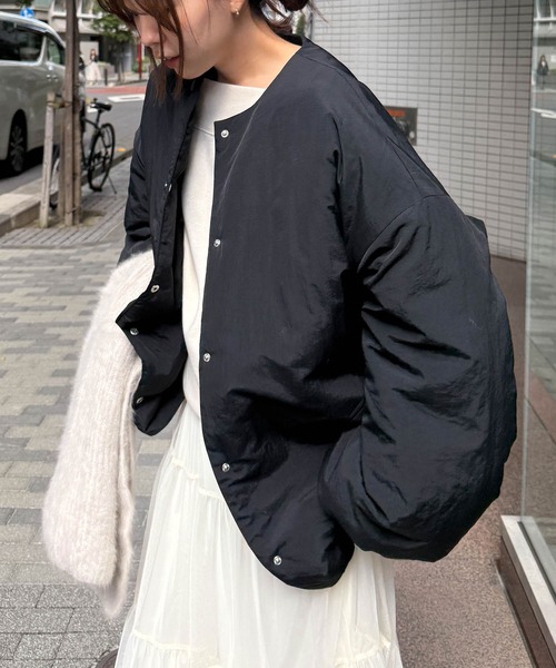 1% SHUHEI OGAWA 中綿ブルゾン　オーバーサイズ　ダウンコート　M 1% SHUHEI OGAWA 中綿ブルゾン オーバーサイズ ダウンコート M MA-1