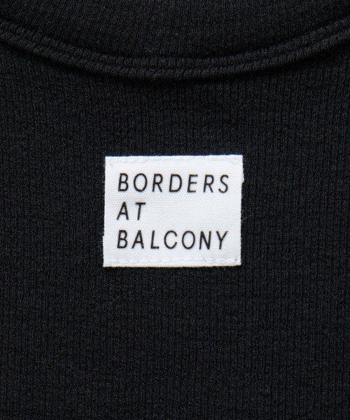 「BORDERS at BALCONY」 半袖カットソー M ホワイト レディース