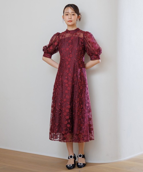 form forma（フォルムフォルマ） ドレス 3Dフラワーバックシャンドレス