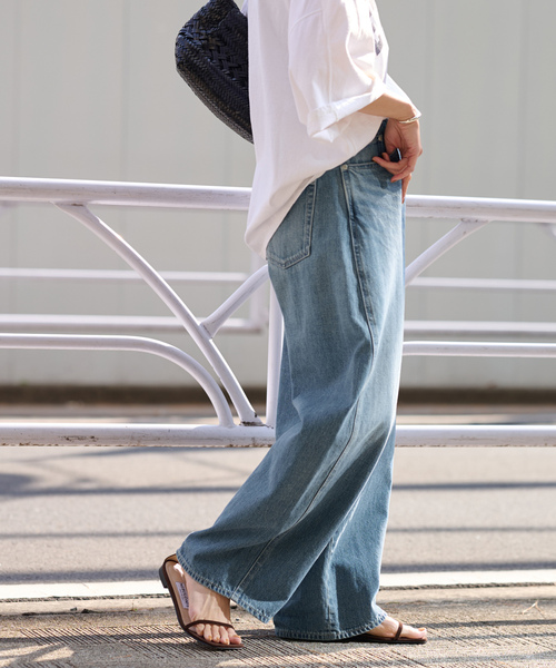 FRAMeWORK デニムストレートパンツ　グレー38 FRAMeWORK デニムストレートパンツ グレー38 FRAMeWORK フレームワーク