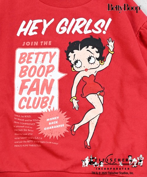 BETTY BETT BOOP   ビンテージ　トレーナー　　綿100  日本製 BOOP（ベティ ブープ） トレーナー 「Betty Boop(TM)&frasl;ベティー
