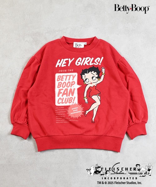 BETTY BETT BOOP   ビンテージ　トレーナー　　綿100  日本製 BOOP（ベティ ブープ） トレーナー 「Betty Boop(TM)&frasl;ベティー