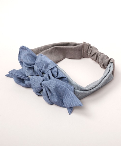 CA4LA ヘアバンド ブルー CA4LA ヘアバンド ブルー TIE HB(ONESIZE BLUE): ヘアバンド