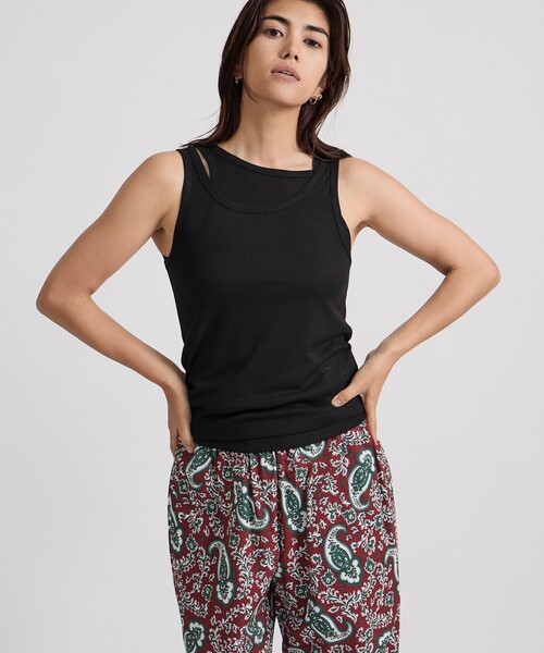 tシャツ Lara Double Tank Top レディース
