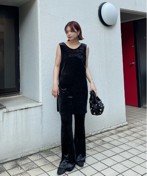 Ameri（アメリ） セットアップ VINTAGE LIKE VELOUR SET UP レディース