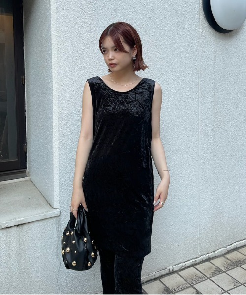 Ameri（アメリ） セットアップ VINTAGE LIKE VELOUR SET UP レディース