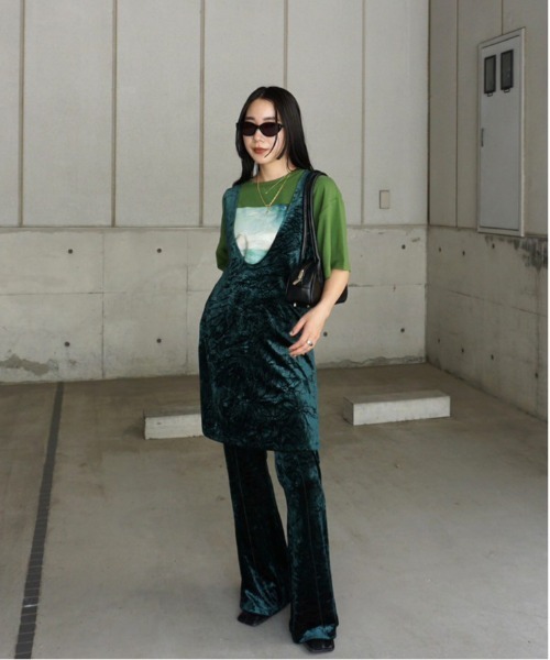Ameri（アメリ） セットアップ VINTAGE LIKE VELOUR SET UP レディース