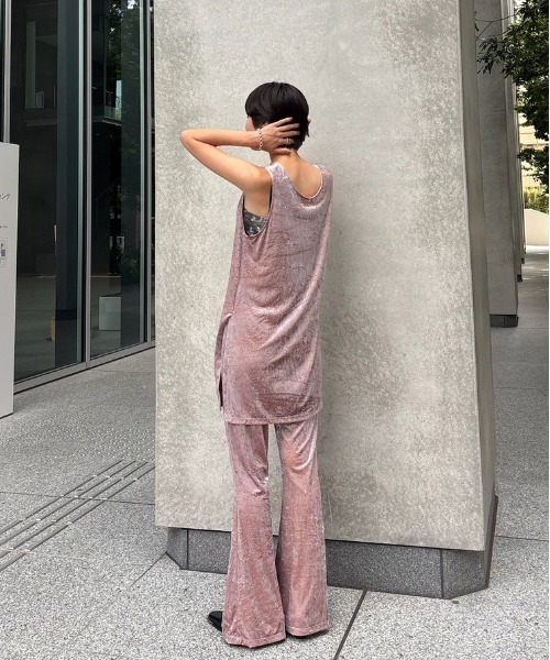 Ameri（アメリ） セットアップ VINTAGE LIKE VELOUR SET UP レディース