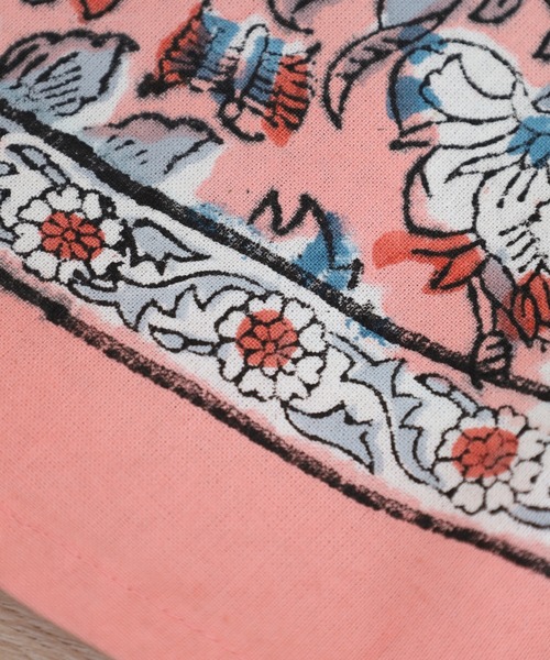 RT-115469 ランチョン MOTO ランチョンマット ラウンドクロス ブロックプリント : ZOZOTOWN