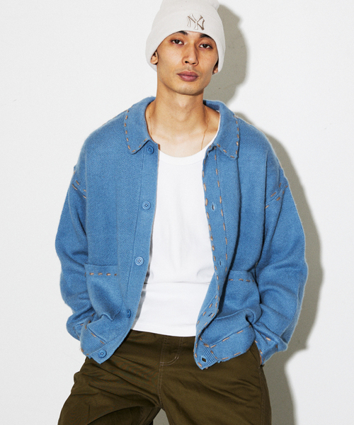 JOURNAL STANDARD セーター ニット ハンド ステッチ ブラッシュ