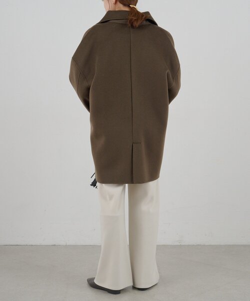 SHENERY（シーナリー） コート アウター ビッグカラーリバーミディ