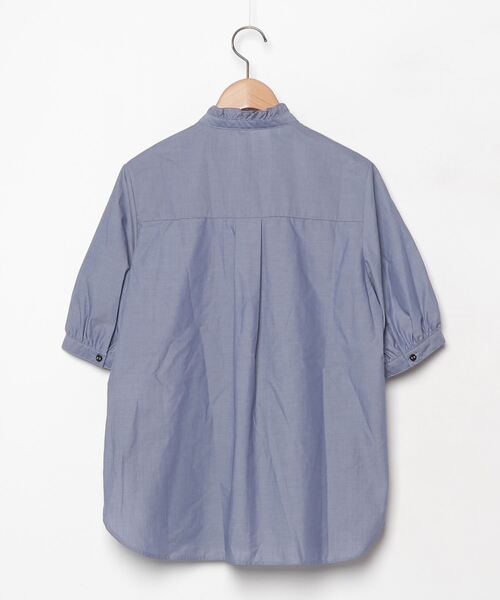 「ROPE' PICNIC」 半袖ブラウス 38 ネイビー レディース_画像2